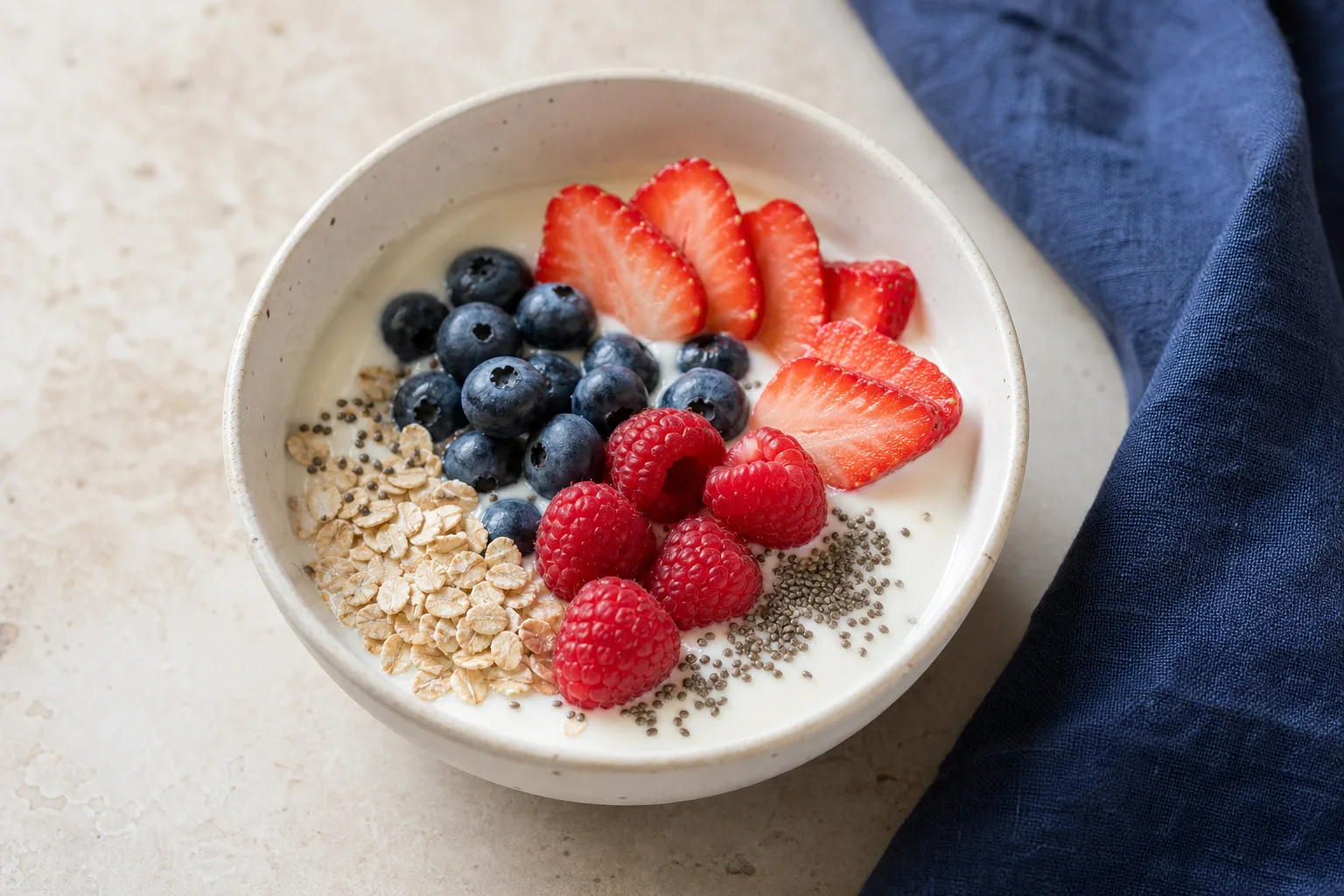 Berry Chia Yogurt Bowl for GLP-1 Mornings