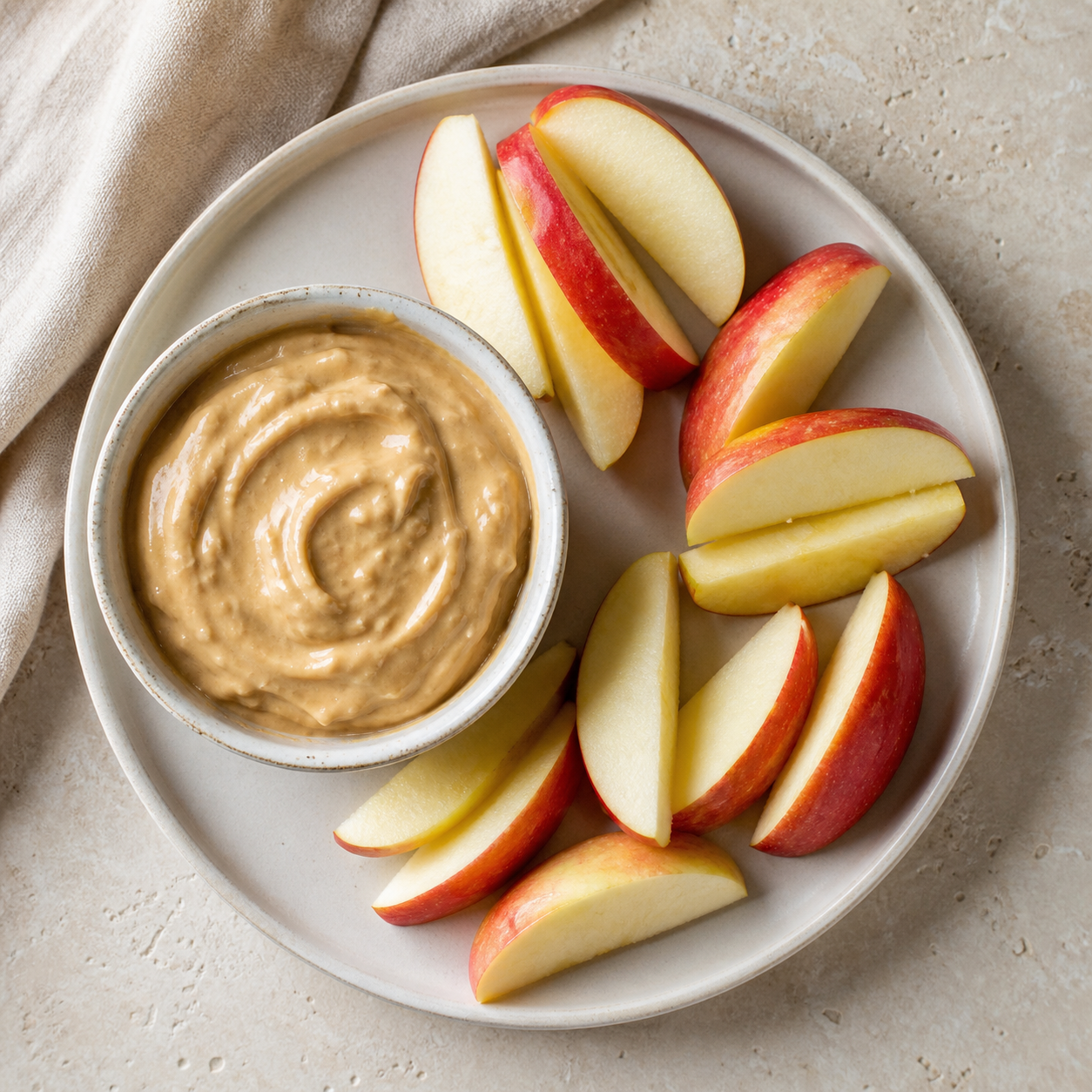 Greek Yogurt Peanut Butter Apple Dip